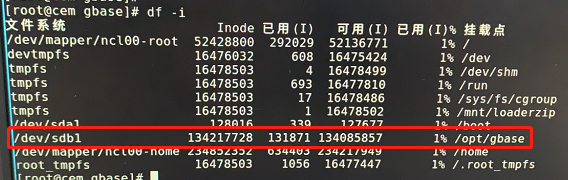 df -i 发现inode没有满